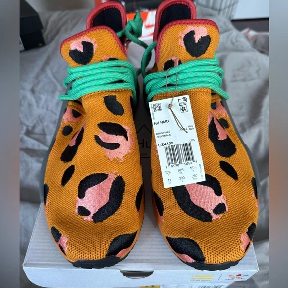 adidas | Shoes | Adidaspharrell X Nmd Human Race Animal Print Pulse Amber  Hp322 Mens 11 | Poshmark
